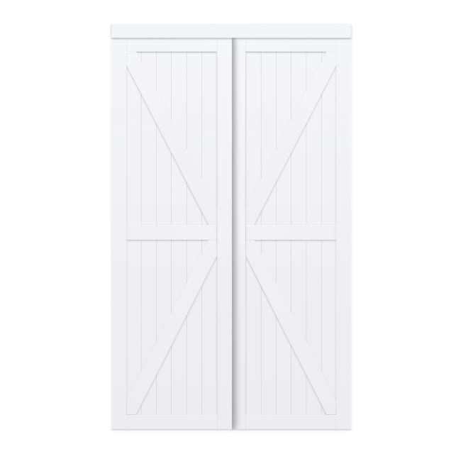 Renin Eu3295pwpwe060080 Urban 60 X 80 Barn Build Com Renin Eu3295pwpwe060080 Urban 60 X 80, Sliding Bypass Closet Doors