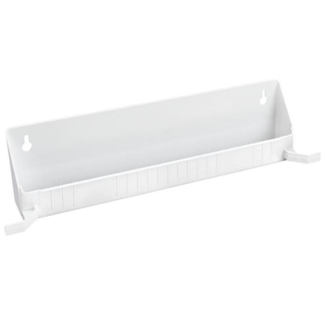 Rev-A-Shelf 14 in. White Polymer LD Tip-Out Accessory Tray