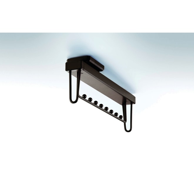 Slide out hotsell hanging clothes rack