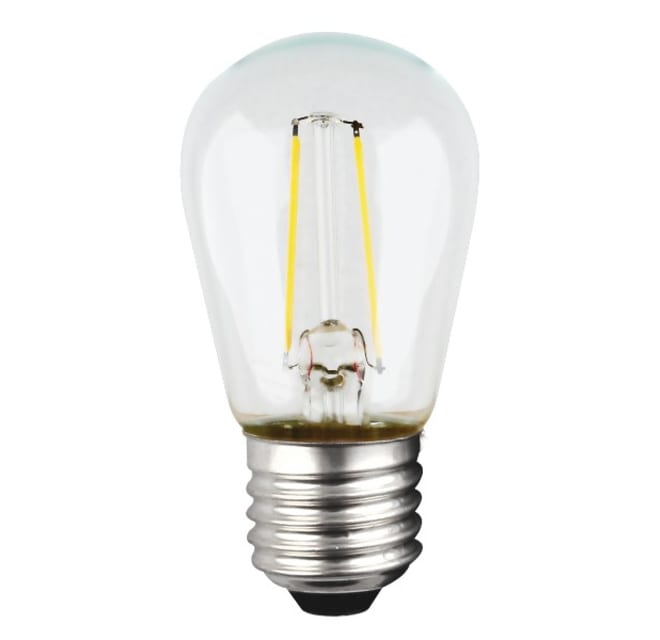 Dempsey Grootte in tegenstelling tot Satco Lighting S9807 Single 1 Watt Medium (E26) LED Bulb - | Build.com