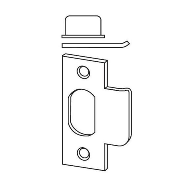 Schlage 10-001 T Strike Plate with Dust Box Satin Nickel Hardware  Accessories and Parts Door Hardware Parts Strike Plates - Yahoo Shopping