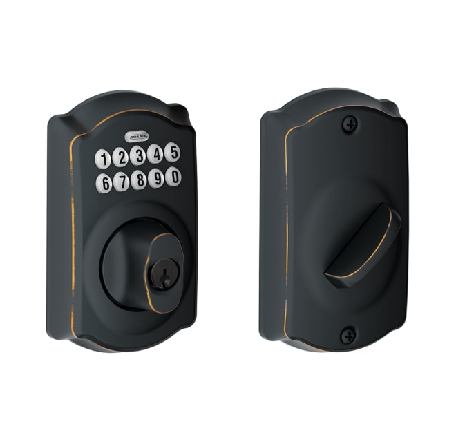 Schlage f58?Cam 716?Camelot Exterior Handleset withデッドボルト