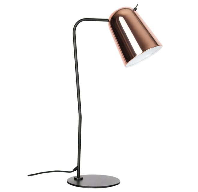 Seed Design Sq 2181d Cpr Dobi Single, Copper Arc Table Lamp