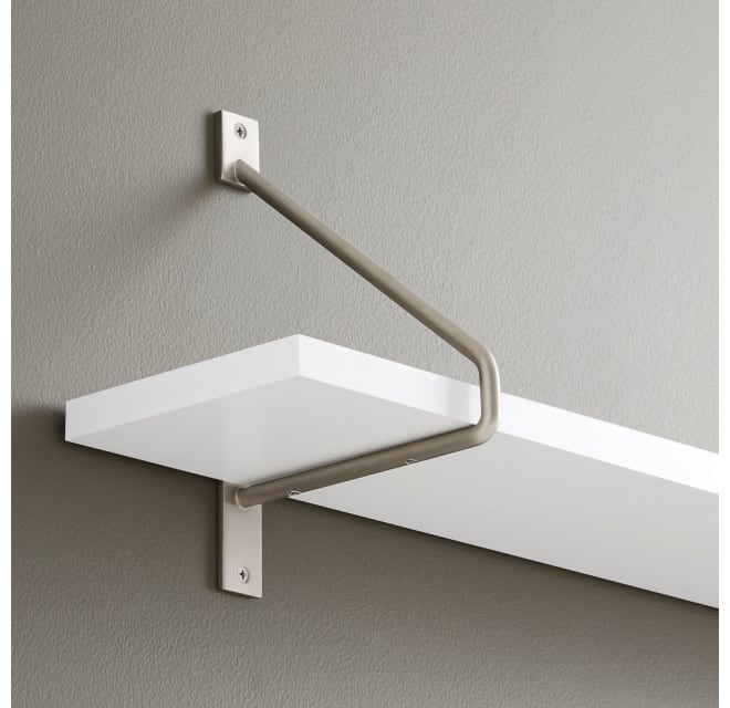 Signature Hardware 482463 Satin Brass Maylee 6-5/8 Brass Shelf