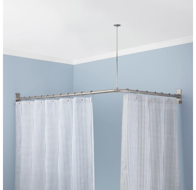 Corner Shower Curtain