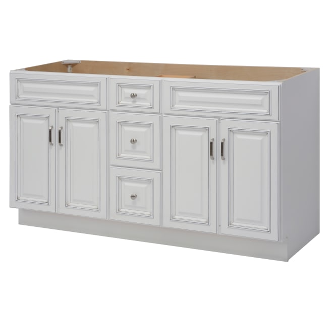 Sunny Wood Rl6021d A Riley 60 Double, 60 Double Sink Vanity Cabinet Only