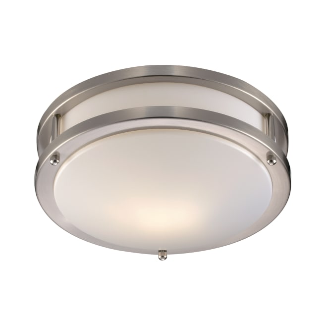 Black Trans Globe Lighting LED-40551 BK Indoor Borromeo 13.75 Flushmount 