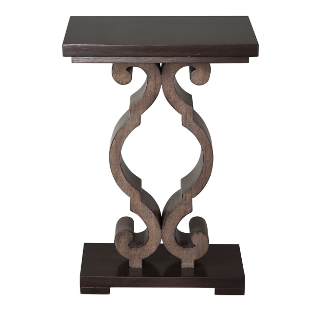 Uttermost 25979 Parina 18 Inch Wide, 18 Inch Wide Side Table