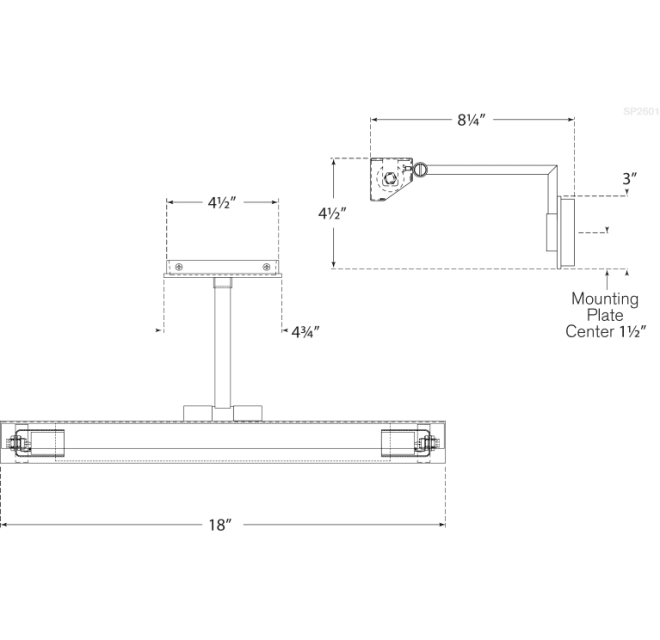 Mcclain 42 Hardwired Picture Light Shelly Lighting