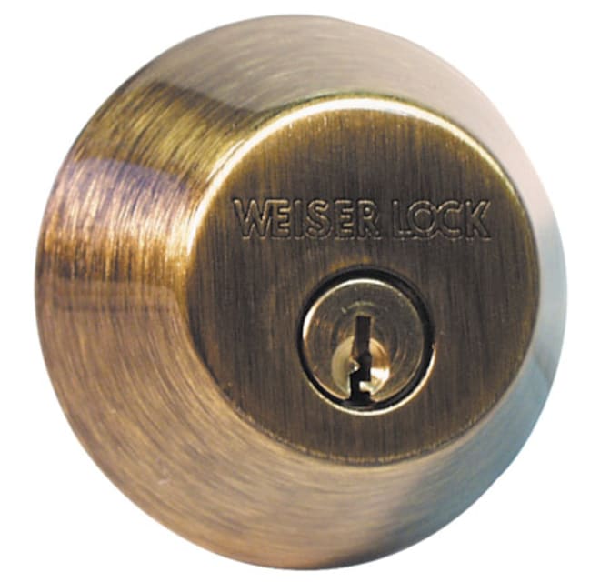 A1 Weiser Single Cylinder Deadbolt GDC9471 with 2 Keys 