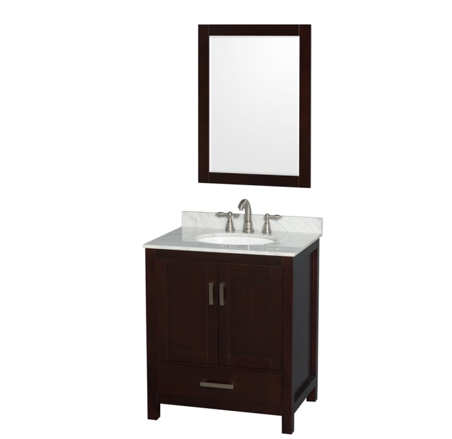 Wyndham Collection Wcs141430sescxsm Sheffiel Build Com Wyndham Collection Wcs141430sescxsm, 30 Inch Bathroom Vanity Cabinet Only