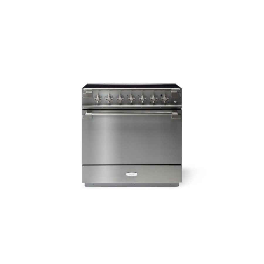 Elise 36 Induction Stainless Steel with Brush Nickel Knobs