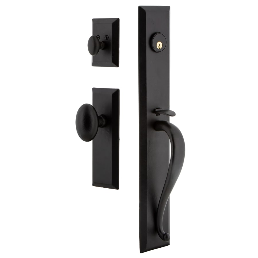 Keep Plate Black Iron Door Handleset Combo Pack with Aeg Door Knob Keep Plate Black Iron Door Handleset Combo Pack with Aeg Door Knob