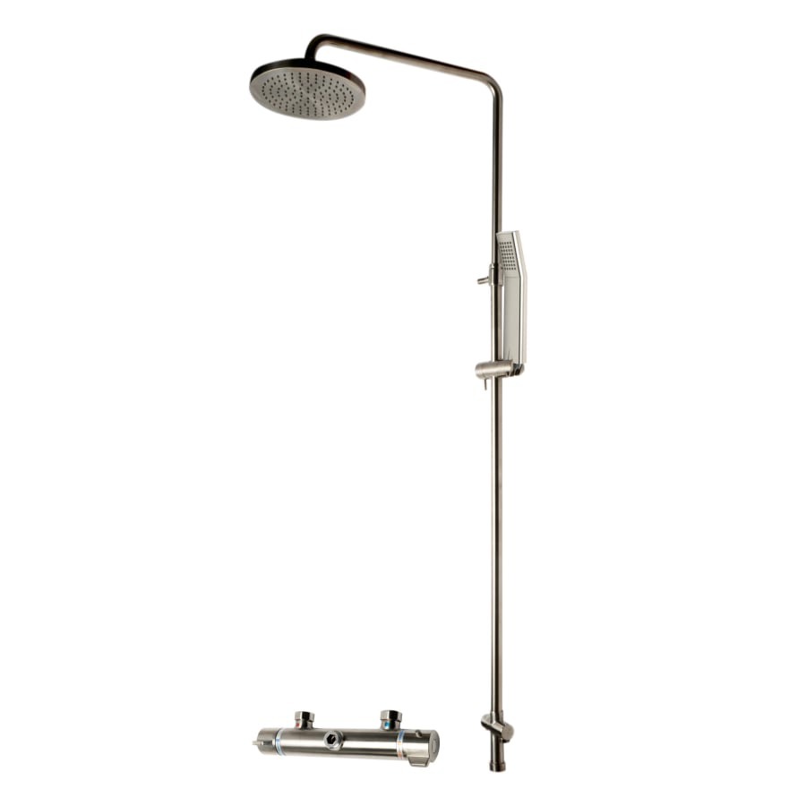 ALFI brand Brushed Nickel Shower Bar System ALFI brand Brushed Nickel Shower Bar System
