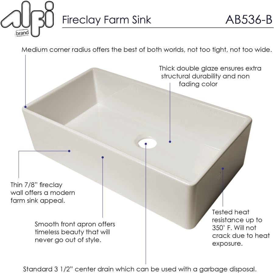 ALFI brand AB536-W 35-7/8