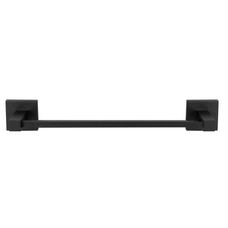Alno Contemporary II - 12" Wide Square Bar Bathroom Single Solid Brass Towel Bar Bronze