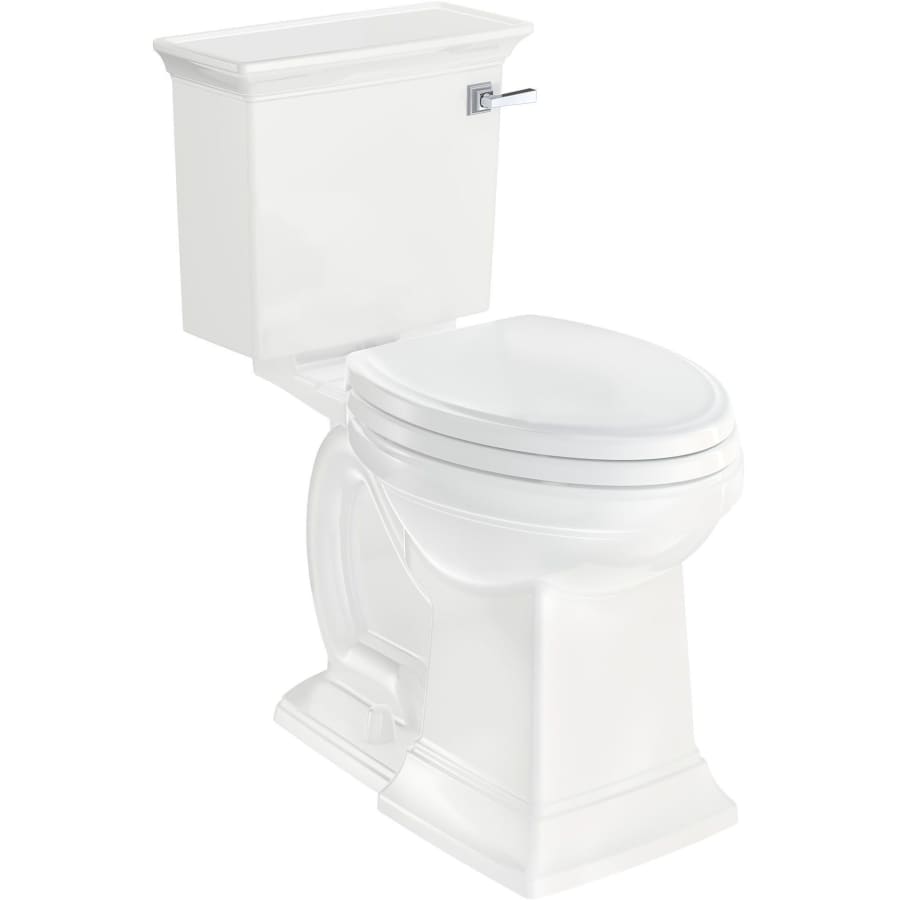 American Standard Town Square S 1.28 GPF Two Piece Elongated Chair Height Toilet White