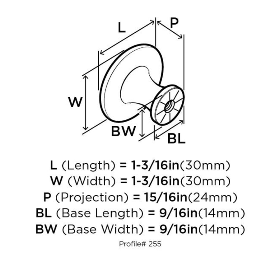 amerock-255-dimensions-of-back-view-51 amerock-255-dimensions-of-back-view-51