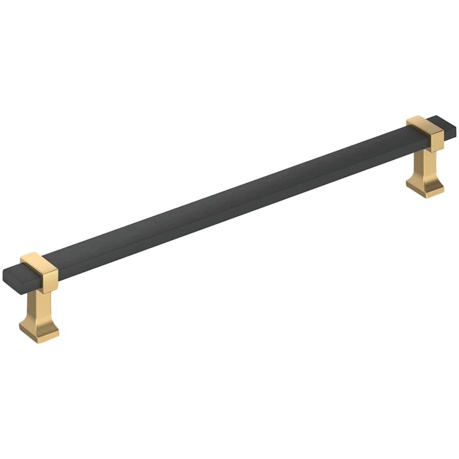 Brushed Matte Black / Champagne Bronze