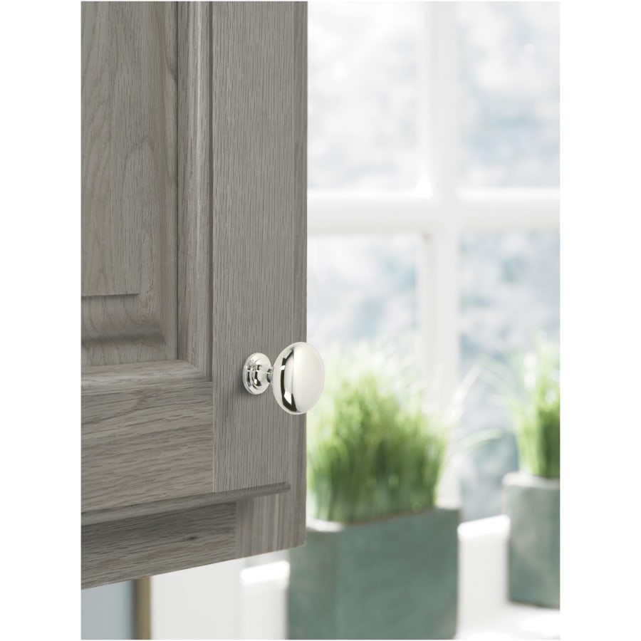 Amerock BP53005AS Edona 1-1/4 Inch Mushroom Cabinet Knob Amerock BP53005AS Edona 1-1/4 Inch Mushroom Cabinet Knob