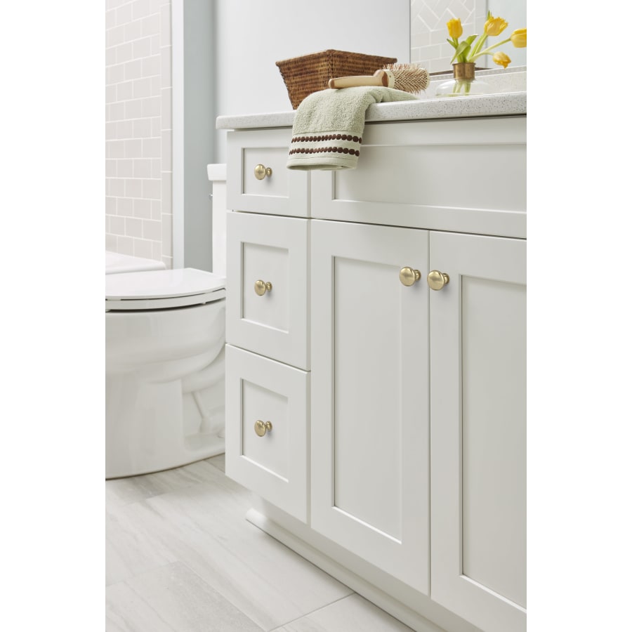 Amerock BP53005AS Edona 1-1/4 Inch Mushroom Cabinet Knob Amerock BP53005AS Edona 1-1/4 Inch Mushroom Cabinet Knob