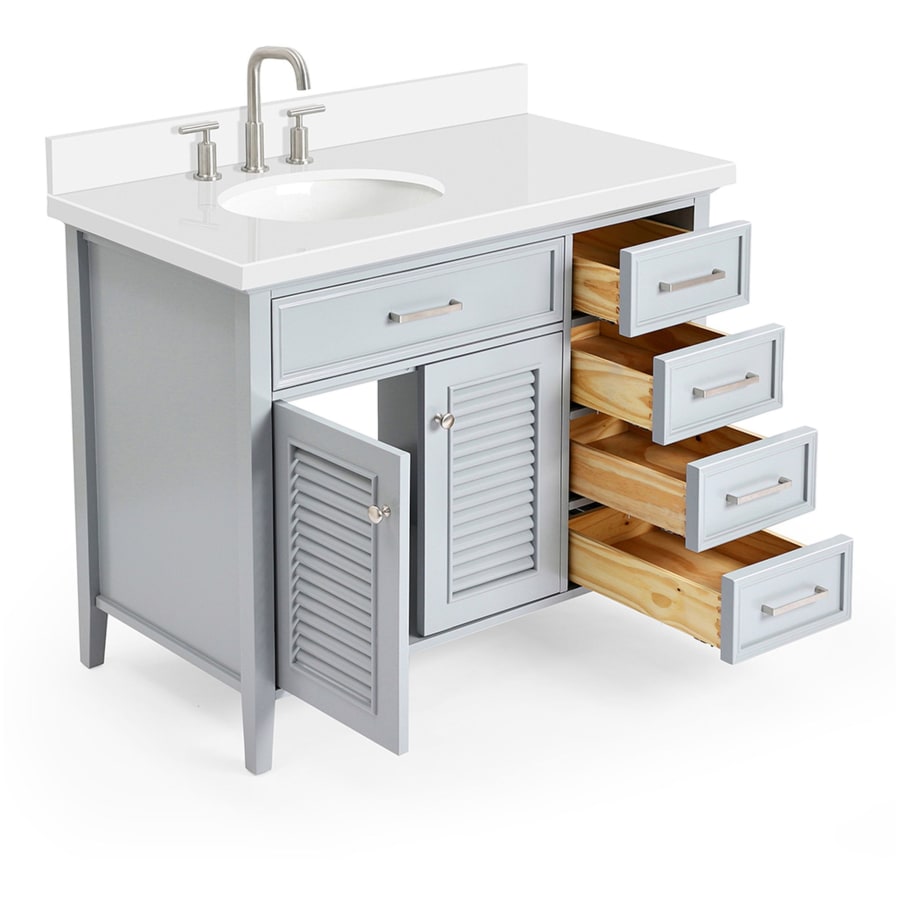 ◆ ＊Ariel＊ ARIEL Cambridge 43-in Midnight Blue Undermount Single Sink