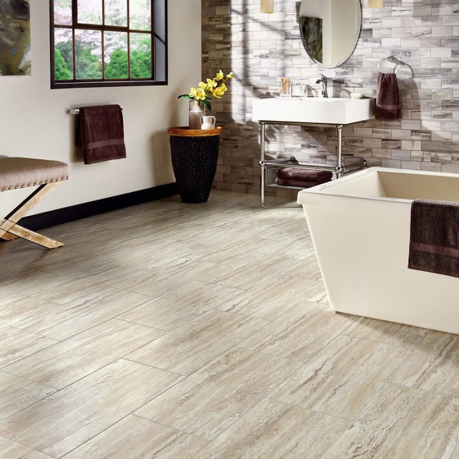 Armstrong® Flooring Clear Creek Deep Shale 12 x 12 Self-Adhesive Vinyl Tile Armstrong® Flooring Clear Creek Deep Shale 12 x 12 Self-Adhesive Vinyl Tile