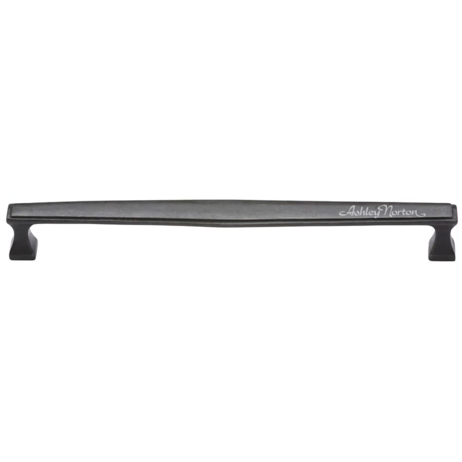 Ashley Norton Solid Bronze Deco 10 Inch Center to Center Handle Cabinet Pull Dark Bronze