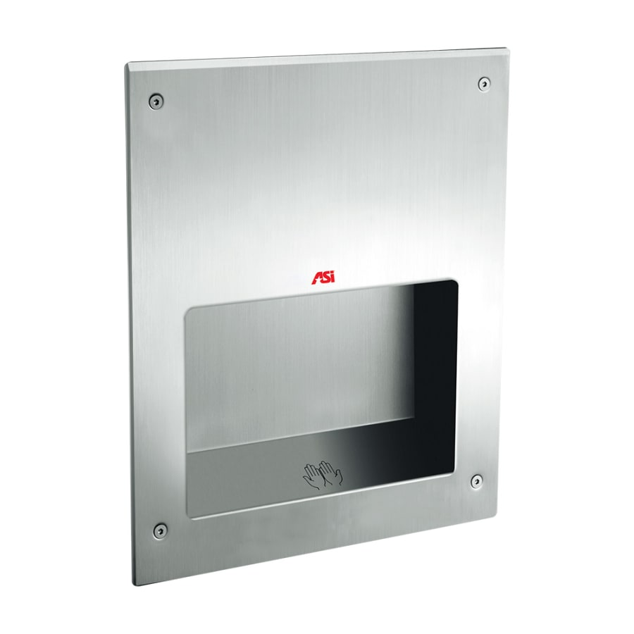 ASI Sensor Operated Recessed Automatic Hand Dryer - 115-120V Satin Stainless Steel