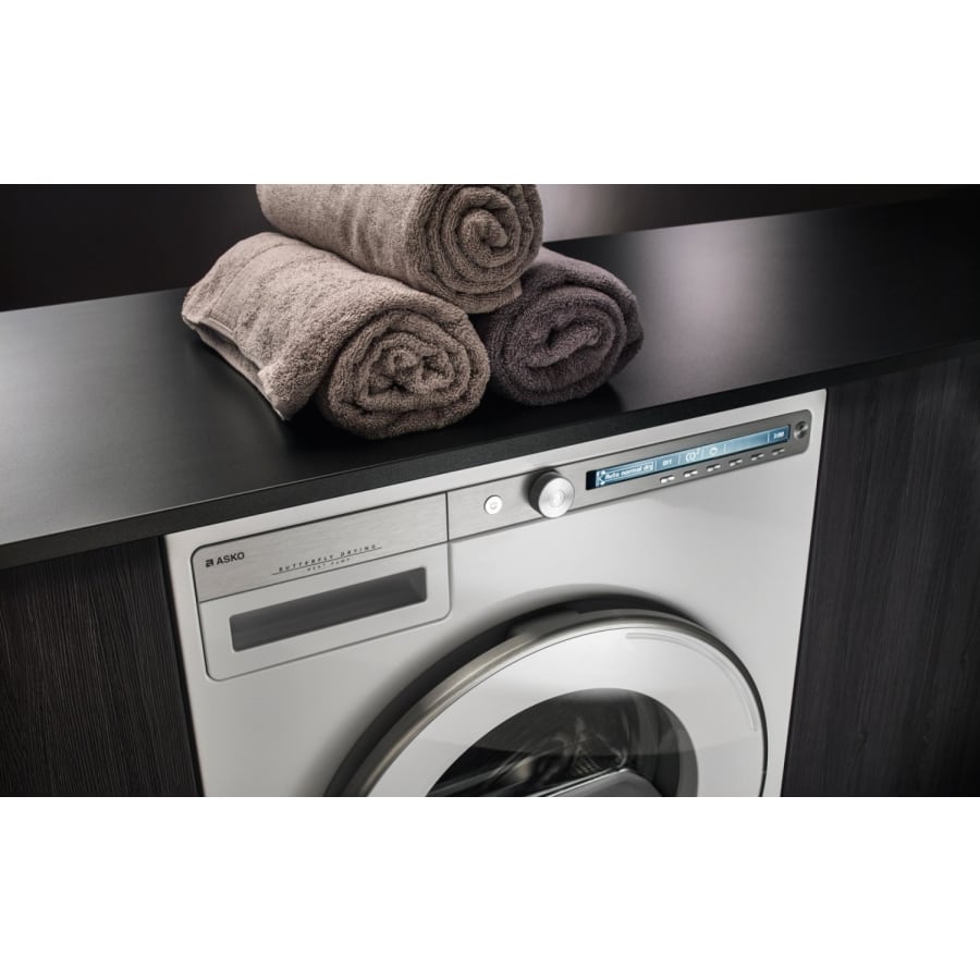 Asko stackable washer dryer w4114cw washer & t411vdw electric vented dryer hot sale
