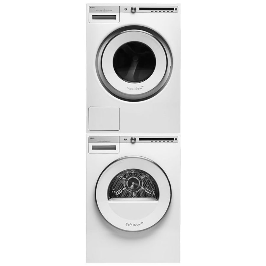 Asko stackable washer dryer w4114cw washer & t411vdw electric vented dryer best sale