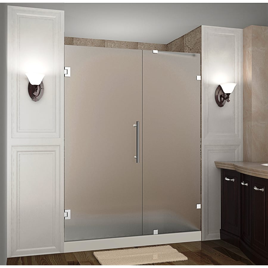 Aston Nautis Frameless Hinged Shower Door - Thumbnail 4