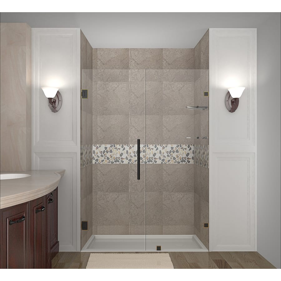 Aston-SDR990-59-10-Installed Door in Oil Rubbed Bronze