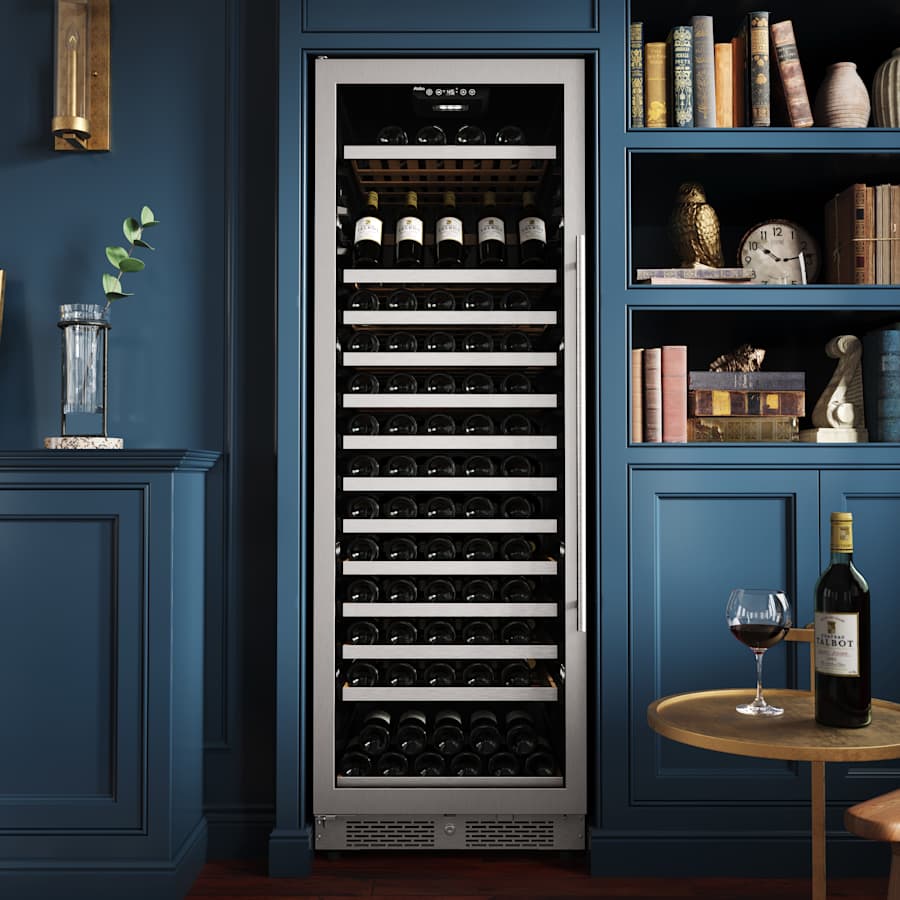 a【ビルティンビジョンエッセンシャルズ4個】 Avallon AWC243TSZLH 24 Inch Wide 150 Bottle Capacity Built-In or