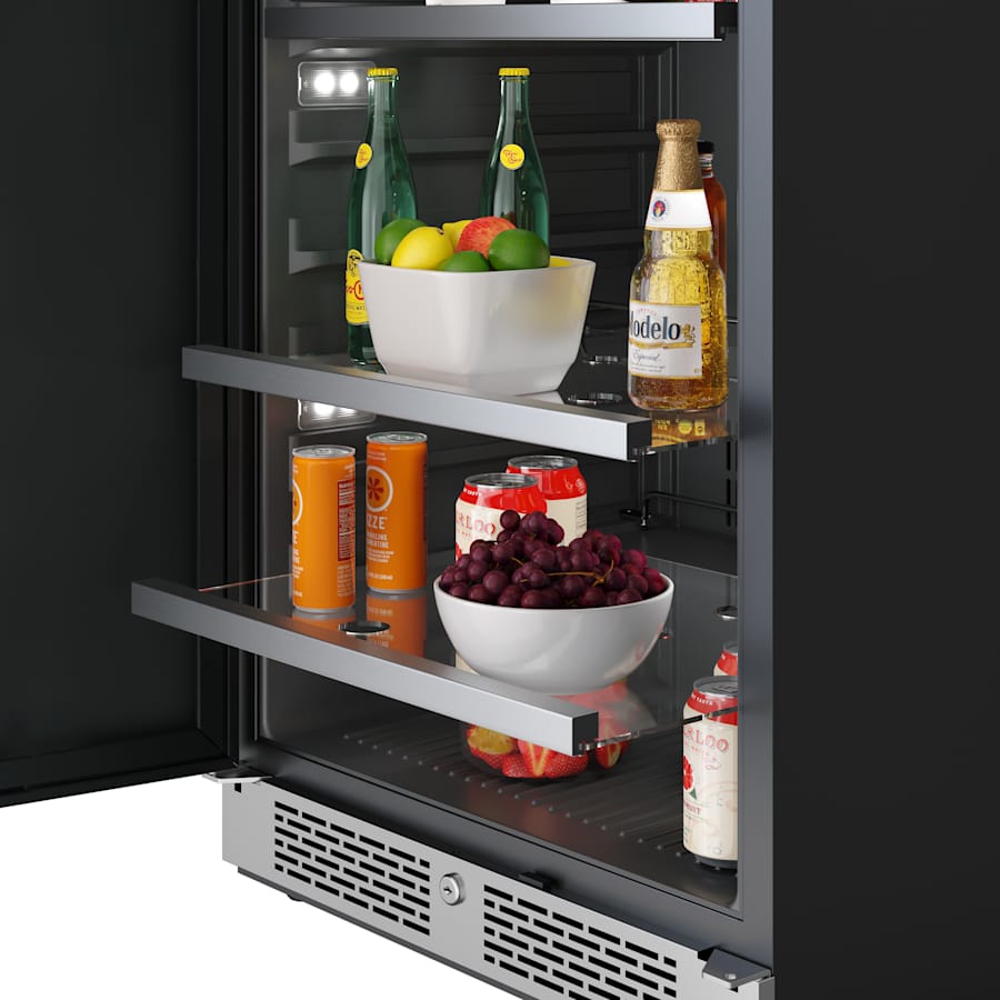 abr242prslh-w-34-dooropen-lightwhite-shelvesout