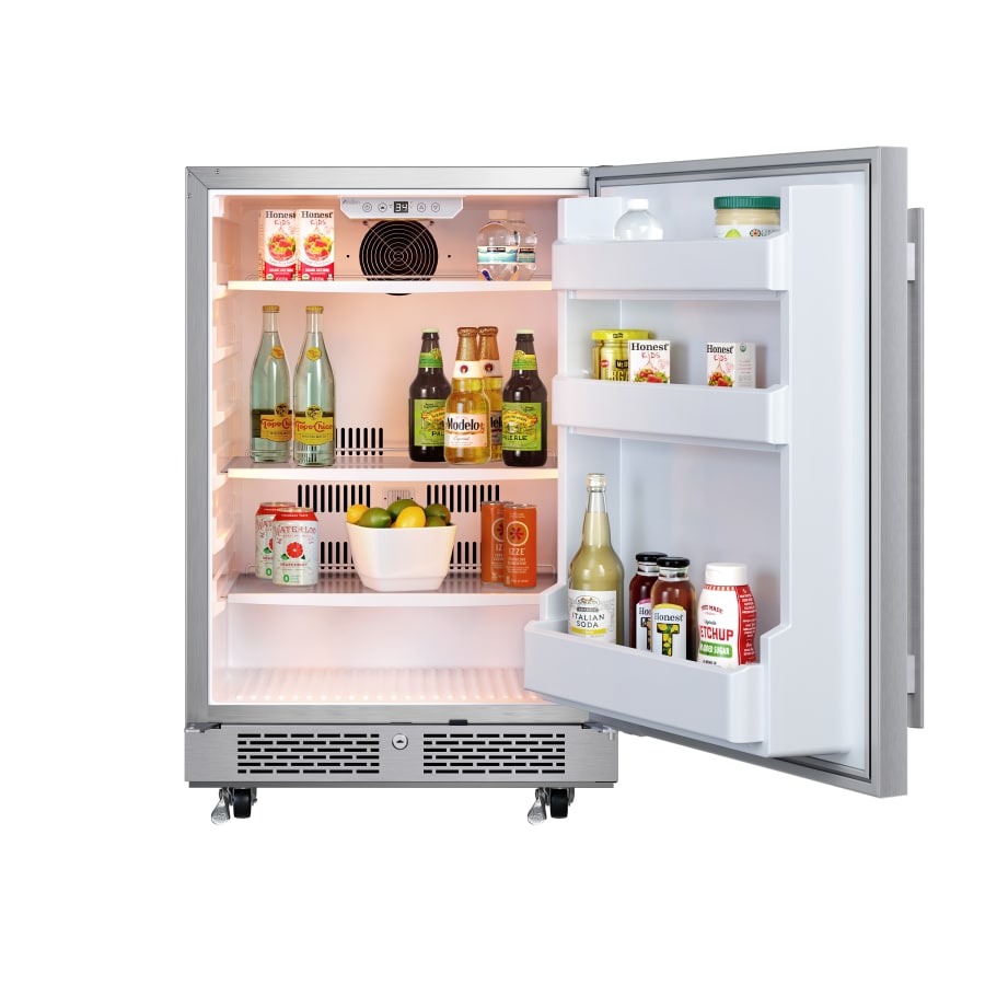Avallon AFR242SSODRH 24 Wide 5.66 Cu. ft. Built in Compact Outdoor Refrigerator