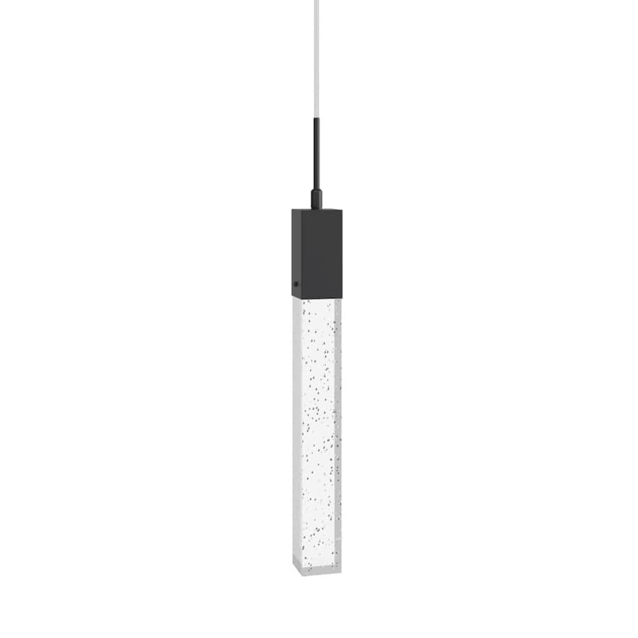 Avenue Lighting The Original Glacier 2" Wide LED Crystal Mini Pendant with Bubbled Crystal Shades Black
