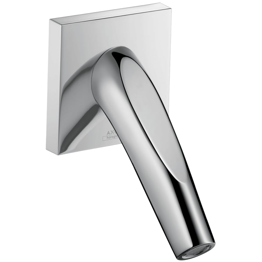 Axor Starck Organic Non-Diverting Wall Mounted Tub Spout - Engineered in Germany, Limited Lifetime Warranty Chrome