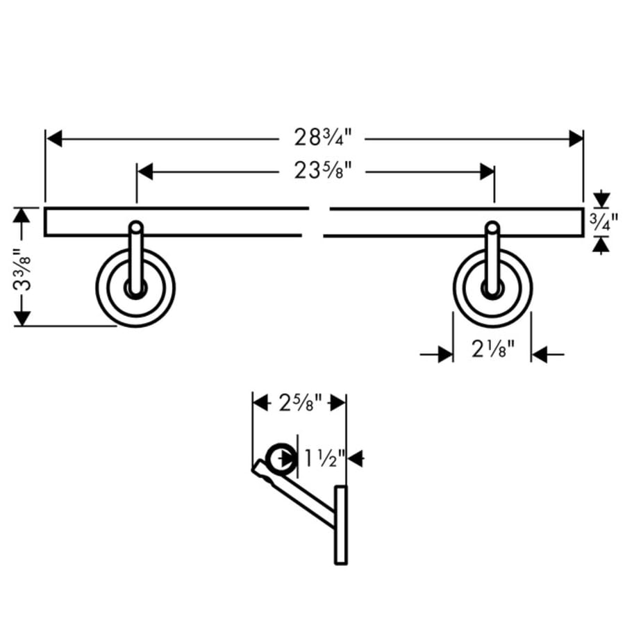 Axor-40806-Hansgrohe-40806-Dimensional Drawing