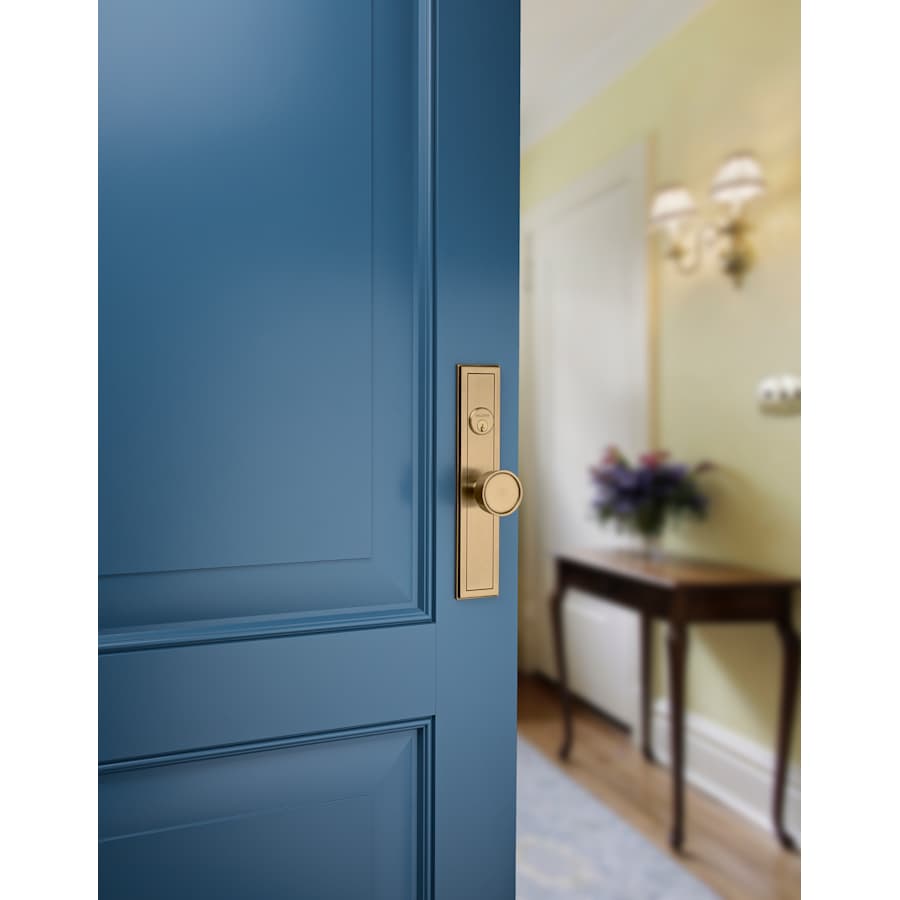 baldwin-6945-dblc-satin-brass-and-brown-installed-on-blue-door-5