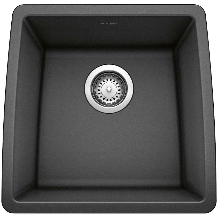 Blanco Performa 17-1/2" Undermount Single Basin SILGRANIT Kitchen Bar Sink Anthracite