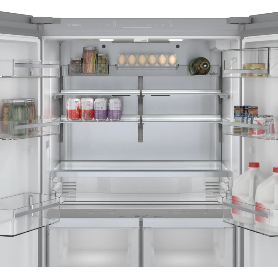 Bosch B36CT80SNB 800 Series French Door Bottom Mount Refrigerator 36 Black Stainless Steel