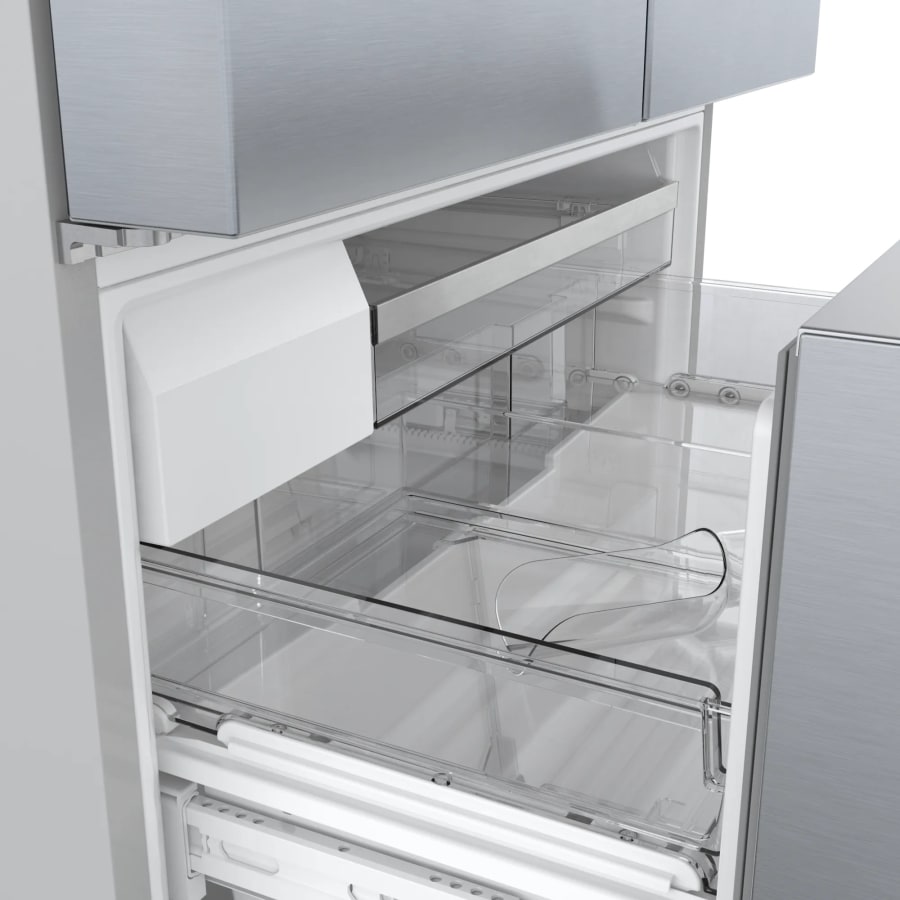 Bosch B36CT80SNB 800 Series French Door Bottom Mount Refrigerator 36 Black Stainless Steel