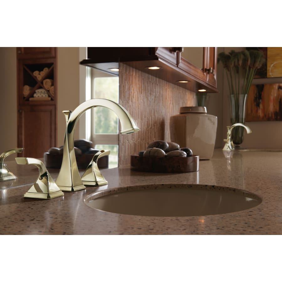 Brizo 65330LF-BN Virage Widespread Bathroom Faucet with Pop-Up