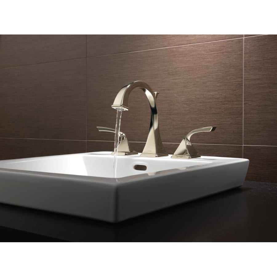 Brizo 65330LF-BN Virage Widespread Bathroom Faucet with Pop-Up