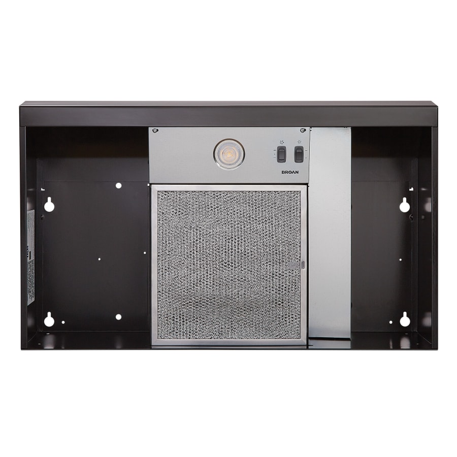 Broan 30 Inch 4 Way Convertible Under Cabinet Range Hood 270 Max CFM White BXT130WW