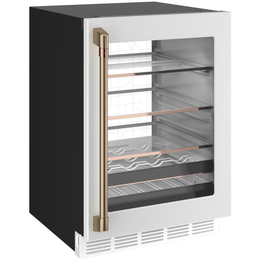 Cafe CCP06BP3PD1 24 Inch Wide 126 Can Capacity Energy Star Build