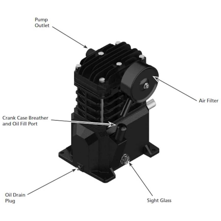 Campbell Hausfeld VT4823 2-HP Single-Stage Air Compressor Complete