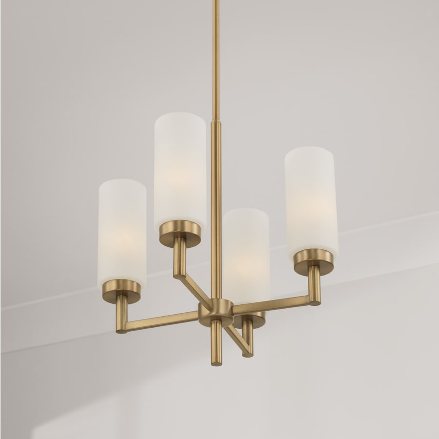 Capital Lighting Alyssa 4-Light Aged Brass Pendant 351741ad, image size:900x900