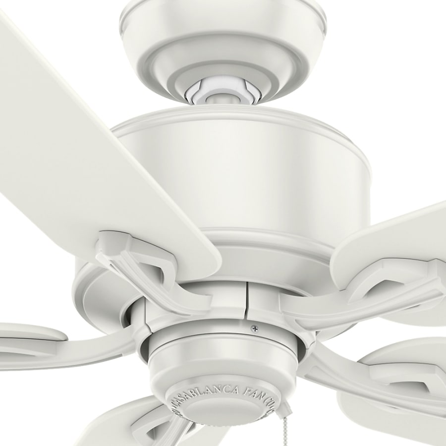 Casablanca Compass Point 54-in Fresh White Indoor/Outdoor Ceiling Fan (5-Blade)